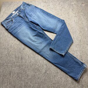 Hudson Blake Jeans Men 38 x 32 Blue Slim Straight Stretch Tapered